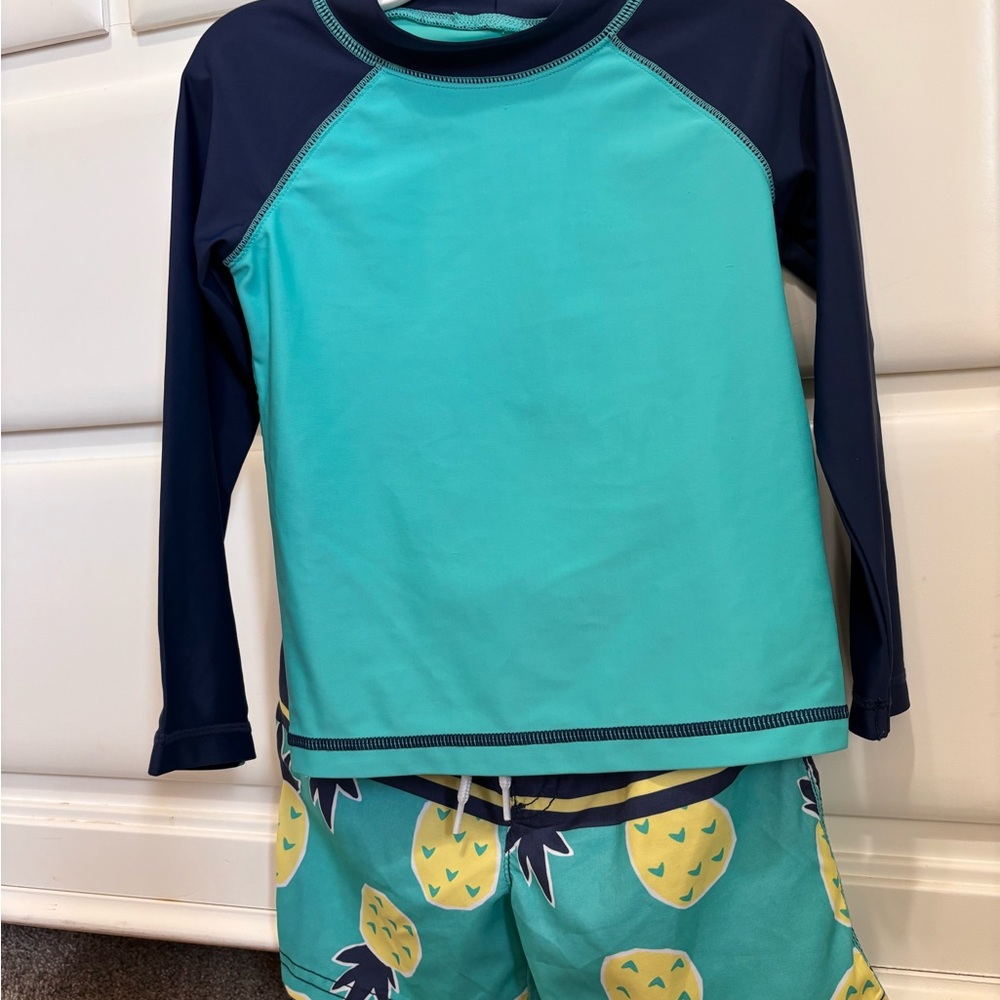 Carter's Toddler Boy 2pc Swim Rashguard Set